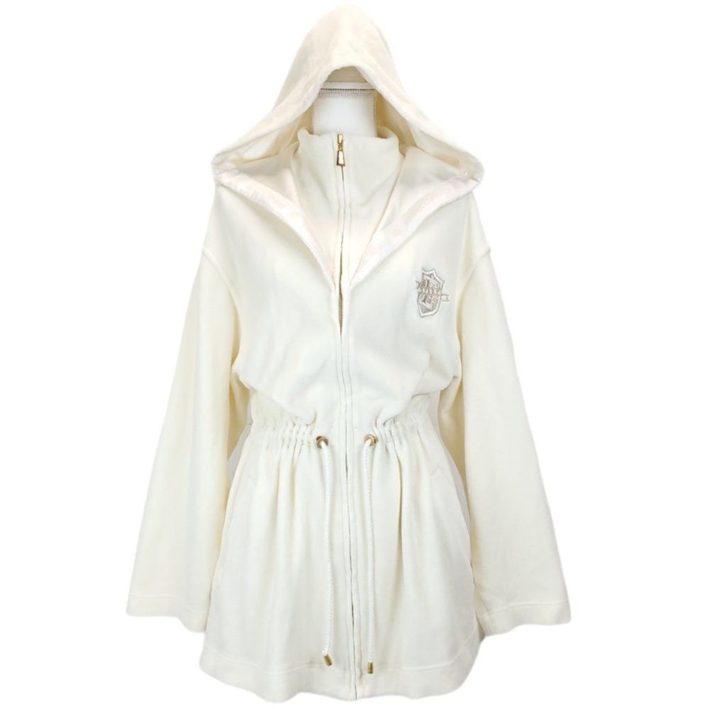 *RARE* Vintage Escada Sport Hooded Ivory White Jacket
